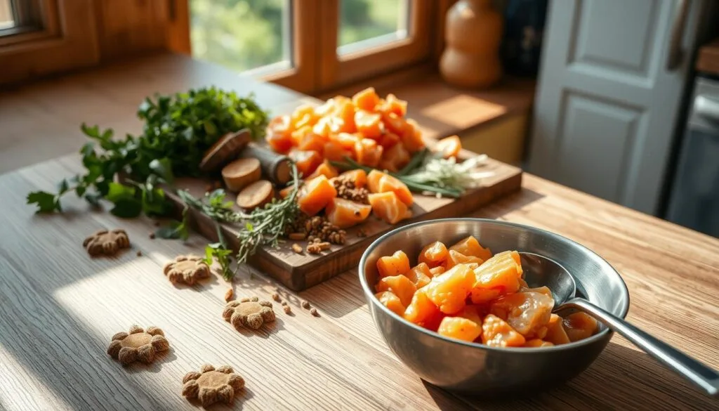 Chewy Salmon Cat Food Preparation Chewy Salmon Cat Food Preparation