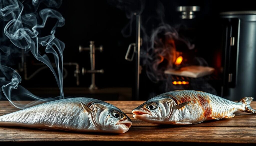 Cold smoking vs. hot smoking methods for mackerel preparation Cold smoking vs. hot smoking methods for mackerel preparation