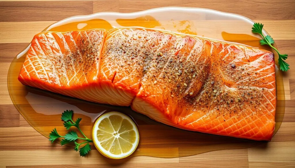 King Salmon with Garlic Butter King Salmon with Garlic Butter