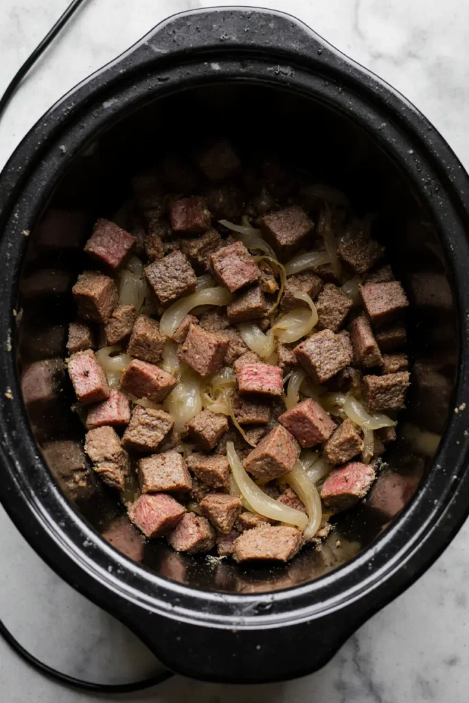 slow cooker cube steak