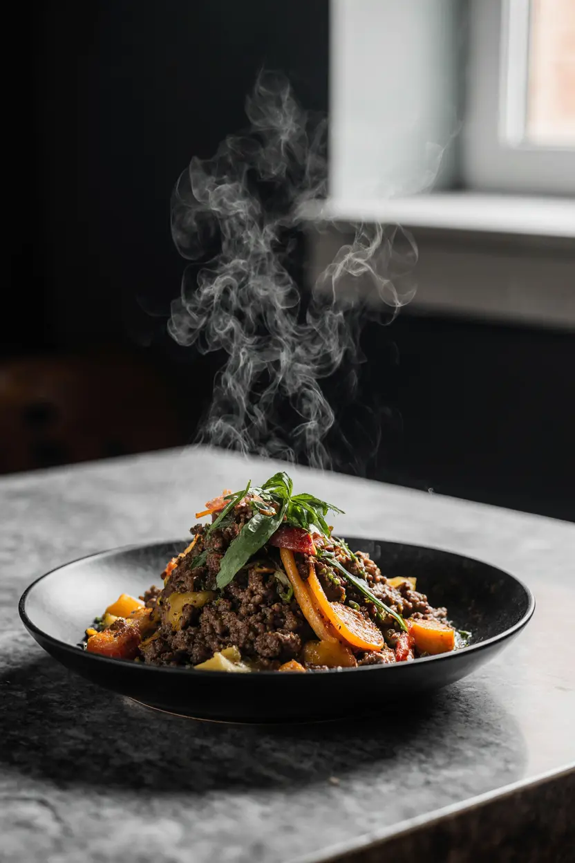 Weight Watchers Ground Beef Recipes skillet dinner with lean beef and vegetables