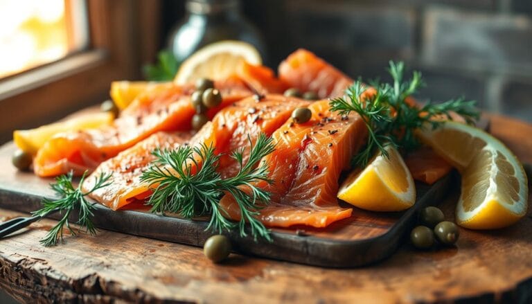 cold smoked salmon