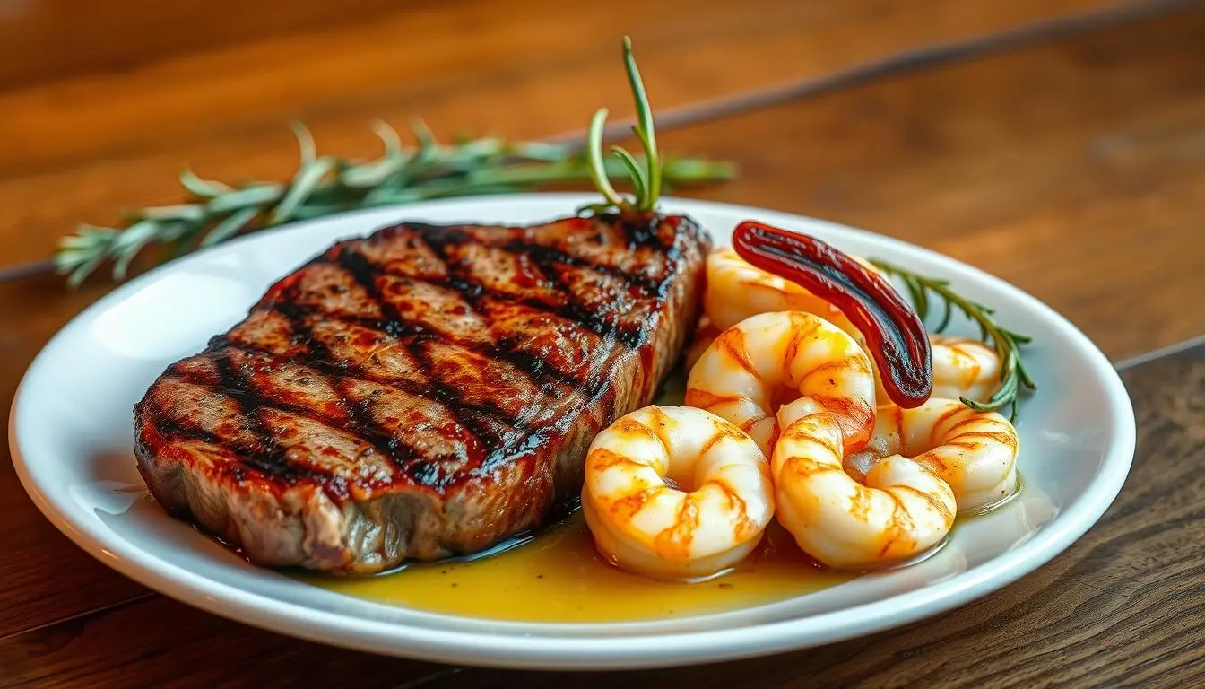 steak and shrimp meals