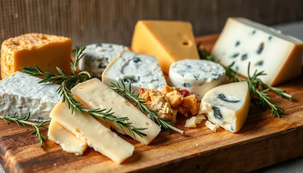 Cheese selection for chicken jalousie