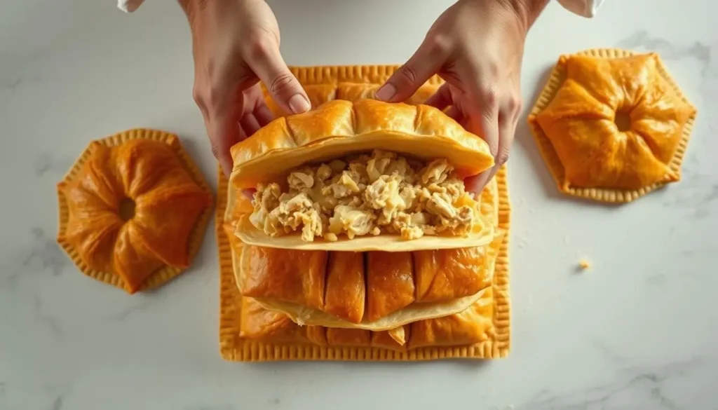 Chicken and Cheese Jalousie Assembly