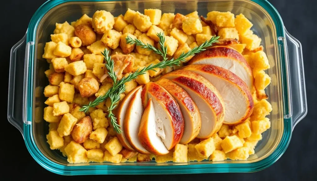 Chicken and Dressing Meal Prep