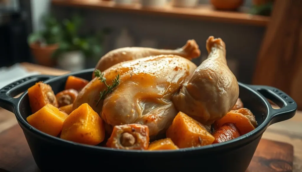 Gentle Chicken Recipe with Root Vegetables